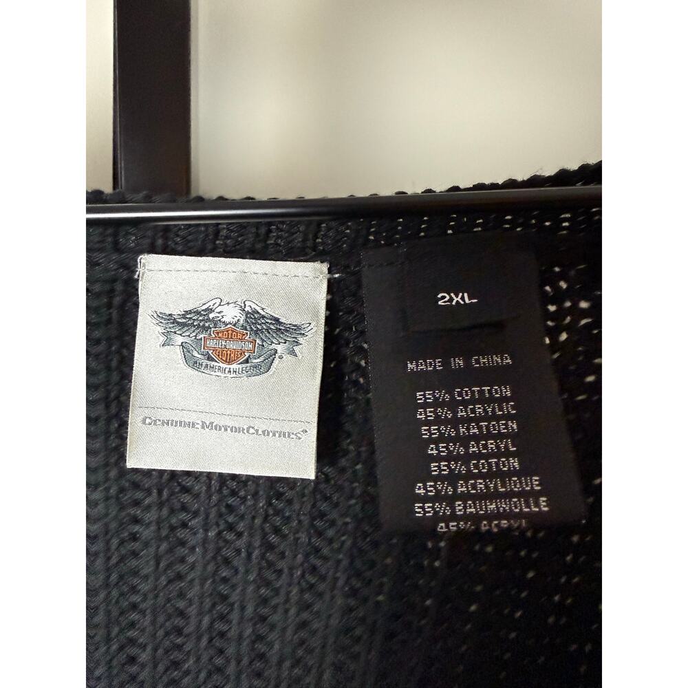 Harley-Davidson Ladies Graphite Metallic Pullover Sweater Size 2XL - Picture 7 of 7
